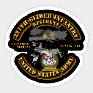 327th Glider Infantry - D Day Sticker